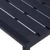  fekete polisztirol lemez kerti pad 180 cm