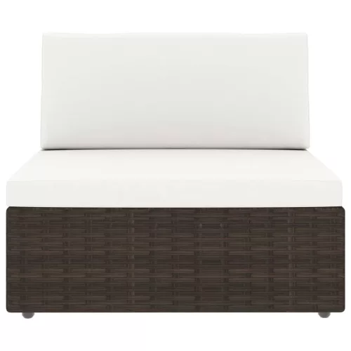  2 részes barna polyrattan kerti ülőgarnitúra