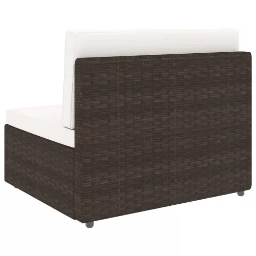  2 részes barna polyrattan kerti ülőgarnitúra