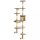 VID bézs/barna fali macskabútor szizál kaparófákkal 194 cm