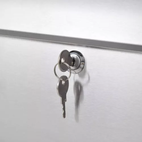 Rozsdamentes acél postaláda