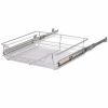  2 db ezüstszínű kihúzható drótkosár 600 mm