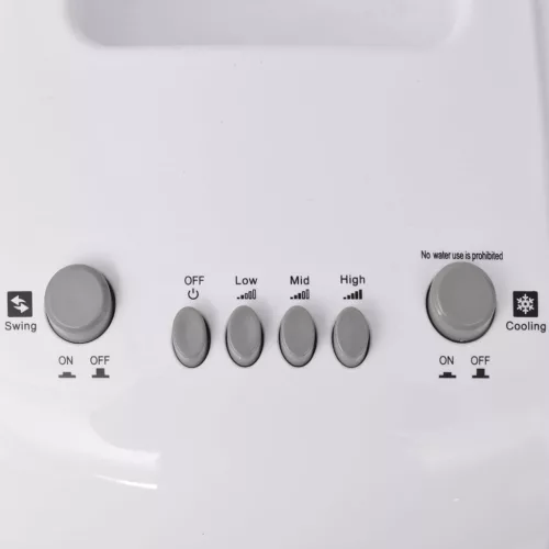  hordozható léghűtő 80 W 4 L 25 x 26 x 56 cm