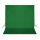 VID Hordozható zöld pamut fotóháttér 300x300 cm