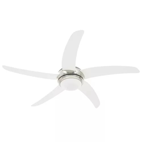  díszes mennyezeti ventilátor lámpával 128 cm fehér