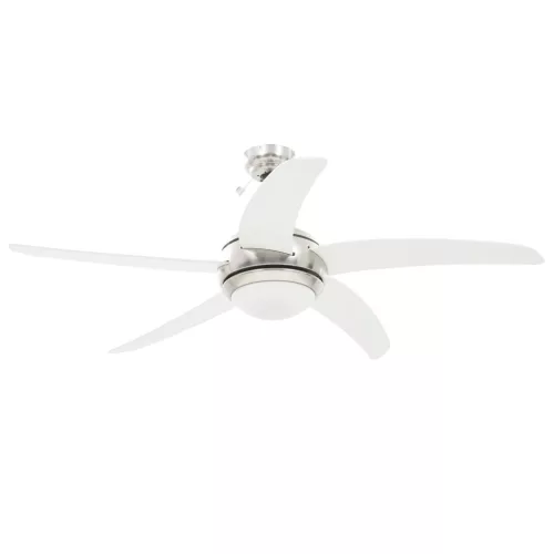  díszes mennyezeti ventilátor lámpával 128 cm fehér