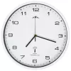 fehér színű rádióvezérelt falióra kvarcszerkezettel 31 cm