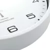  fehér színű rádióvezérelt falióra kvarcszerkezettel 31 cm
