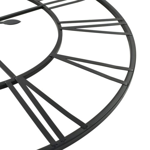  vintage stílusú fém falióra kvarcszerkezettel, 80 cm XXL méret