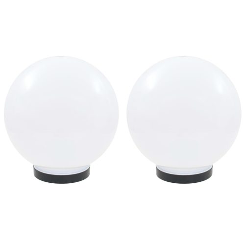  2 db LED gömblámpa 25 cm PMMA