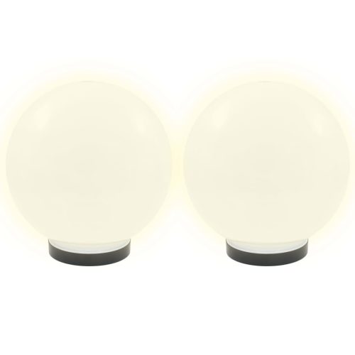  2 db LED gömblámpa 25 cm PMMA