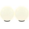  2 db LED gömblámpa 40 cm PMMA
