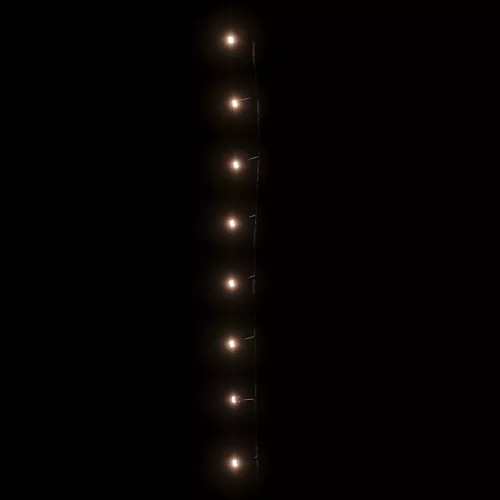  400 LED-es fényfüzér 8 meleg fehér világítási móddal 40 m