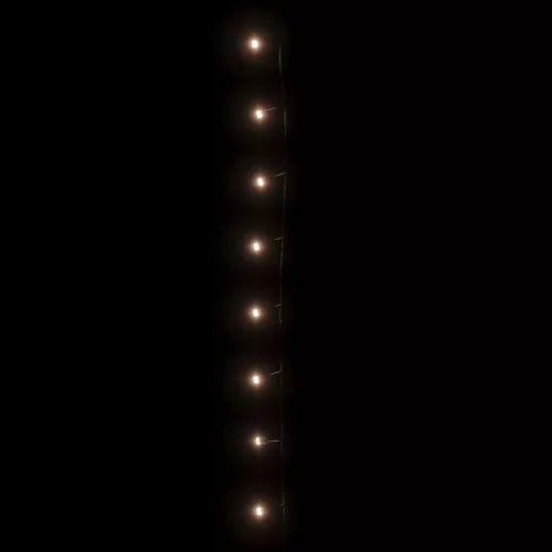 Meleg fehér 600 LED-es fényfüzér 8 világítási móddal IP44 60 m