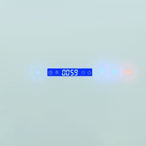  fehér rozsdamentes acél fali páraelszívó 756 m³/h 90 cm