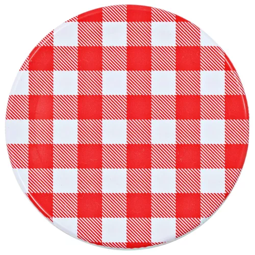  24 db 110 ml-es befőttesüveg piros-fehér tetővel