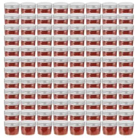  96 db 110 ml-es befőttesüveg ezüstszínű tetővel