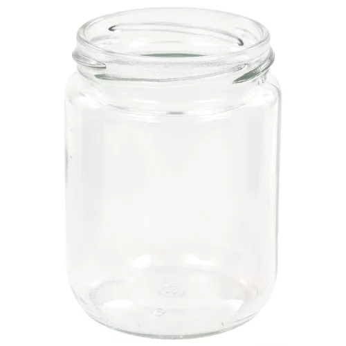  48 db 230 ml-es befőttesüveg piros-fehér tetővel