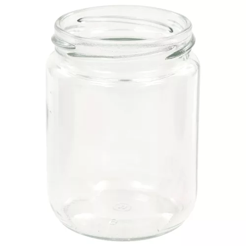  96 db 230 ml-es befőttesüveg piros-fehér tetővel