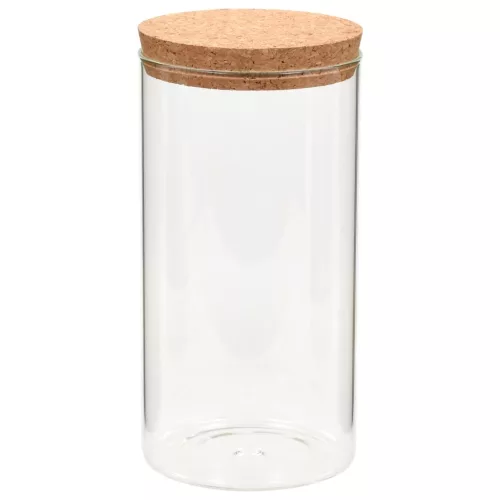  6 db üvegedény parafa fedéllel 1100 ml