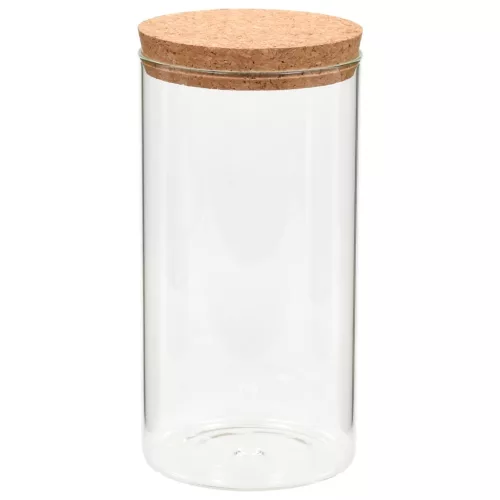  6 db üvegedény parafa fedéllel 1400 ml