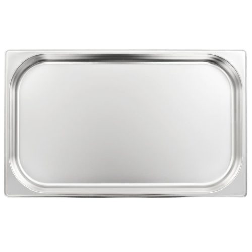  4 db rozsdamentes acél Gasztronorm edény GN 1/1 40 mm 