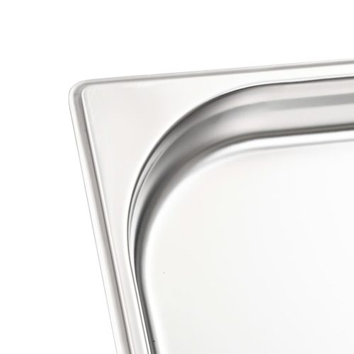  4 db rozsdamentes acél Gasztronorm edény GN 1/1 40 mm 