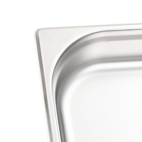  4 db rozsdamentes acél Gasztronorm edény GN 1/1 65 mm 