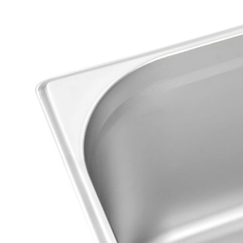  2 db rozsdamentes acél Gasztronorm edény GN 1/1 200 mm 