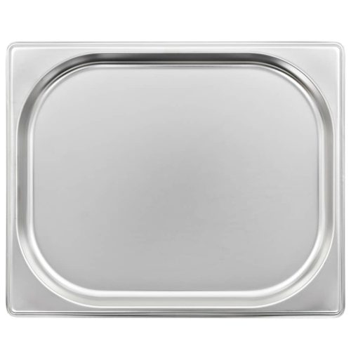  8 db rozsdamentes acél Gasztronorm edény GN 1/2 20 mm 