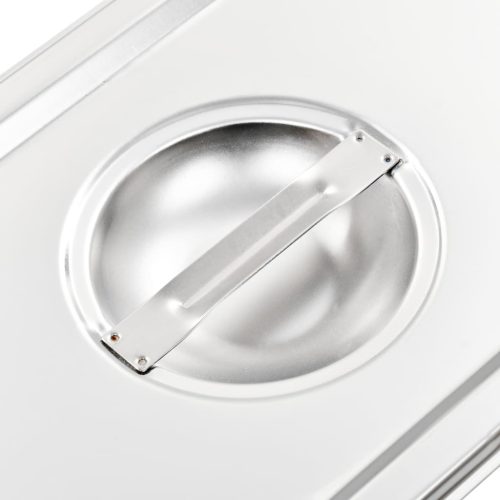 4 db rozsdamentes acél 1/3 GN edény fedő