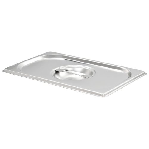 4 db rozsdamentes acél 1/4 GN edény fedő