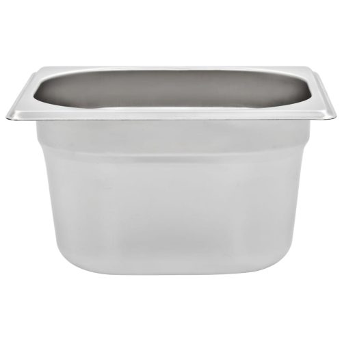  12 db rozsdamentes acél Gasztronorm edény GN 1/6 100 mm 