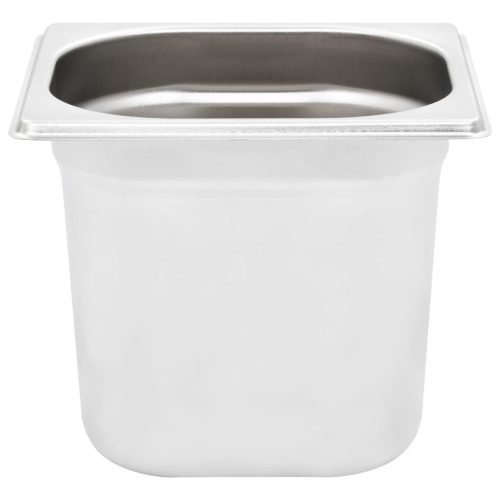  8 db rozsdamentes acél Gasztronorm edény GN 1/6 150 mm