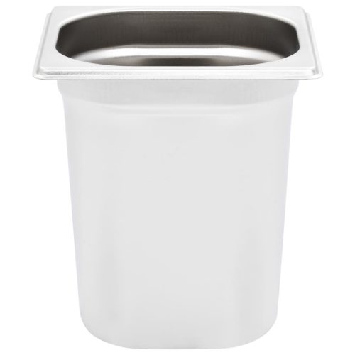  8 db rozsdamentes acél Gasztronorm edény GN 1/6 200 mm