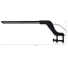 kék és fehér LED-lámpa akváriumhoz szorítókkal 25 - 45 cm