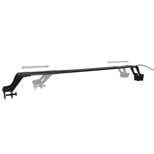  kék és fehér LED-lámpa akváriumhoz szorítókkal 55 - 70 cm