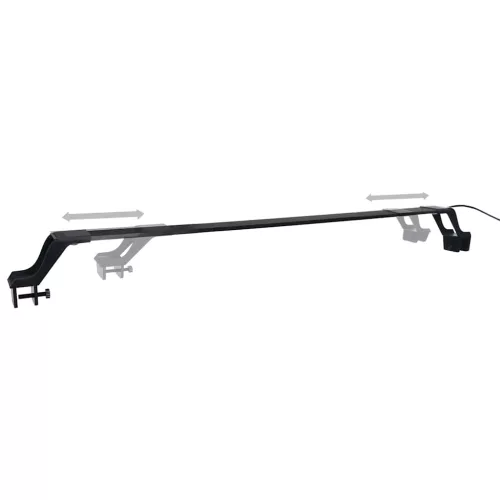  kék és fehér LED-lámpa akváriumhoz szorítókkal 75 - 90 cm
