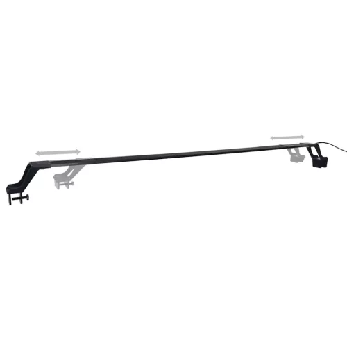  kék és fehér LED-lámpa akváriumhoz szorítókkal 115 - 130 cm