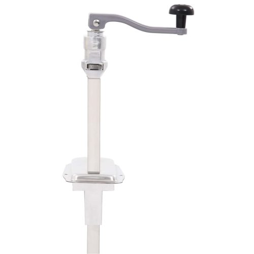  ezüstszínű alumínium és rozsdamentes acél konzervnyitó 70 cm