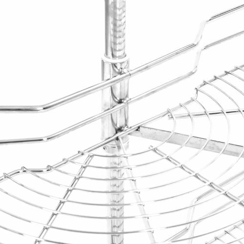  kétszintes 180 fokban elforgatható konyhai drótkosár 75x38x80cm