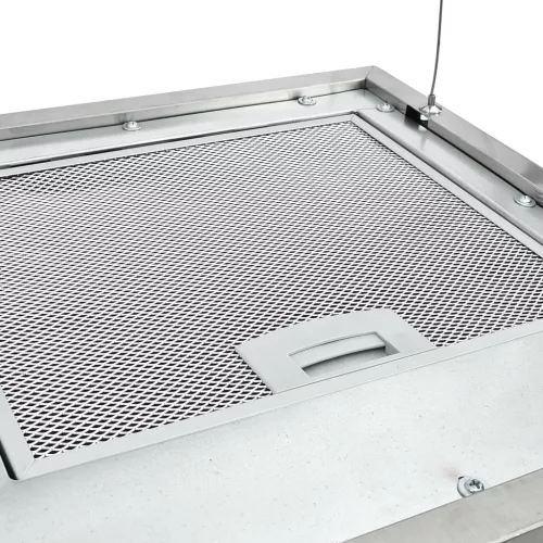 rozsdamentes acél LCD érintőképernyős sziget páraelszívó 37 cm