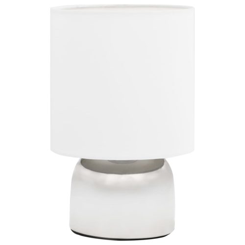   2 darab fehér asztali lámpa érintőgombbal E14