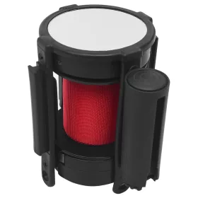  piros visszahúzható szíjas elválasztókorlát 200 cm