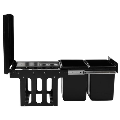  lágyan csukódó kihúzható konyhaszekrény szemeteskuka 36 L