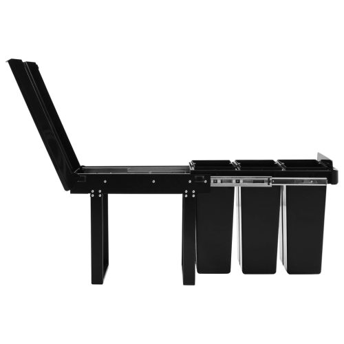  lágyan csukódó kihúzható konyhaszekrény szemeteskuka 36 L