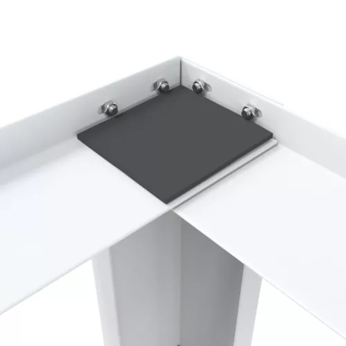  fehér dupla mosó- és szárítógép állvány fiókkal