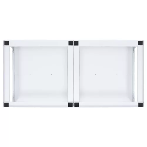  fehér mosó- és szárítógéptartó állvány kihúzható polcokkal