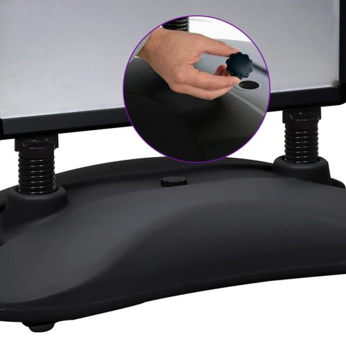  fekete A1-es alumíniumötvözet poszterállvány