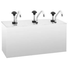  rozsdamentes szószadagoló 3 x 3,5 L